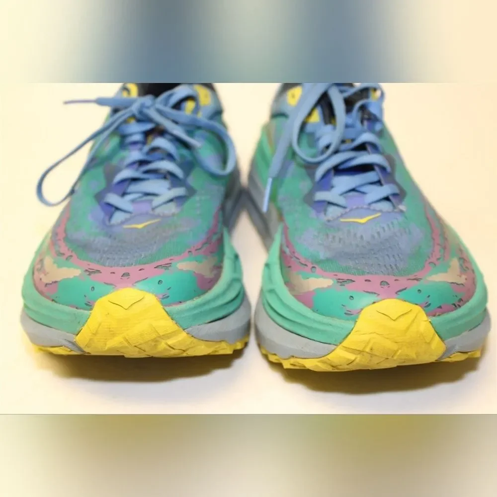 Hoka One Textile Stinson 7 Trail Running Sneakers Women 9.5 B 42 Shoes 1141531